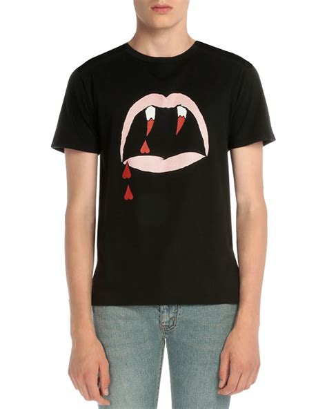 Saint Laurent Vampire Graphic T